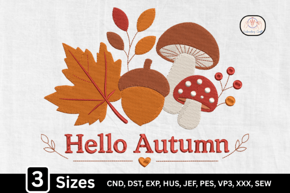 Fall Mushroom Acorn Hello Autumn Review