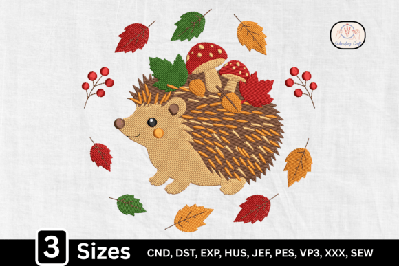 Woodland Cute Autumn Hedgehog Embroidery Review